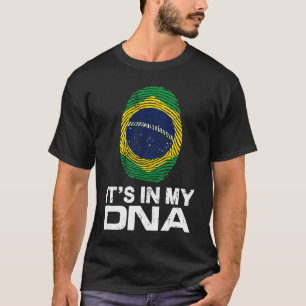 DET ÄR MY-DNA I Flagga National Pride Fingerprint  T Shirt