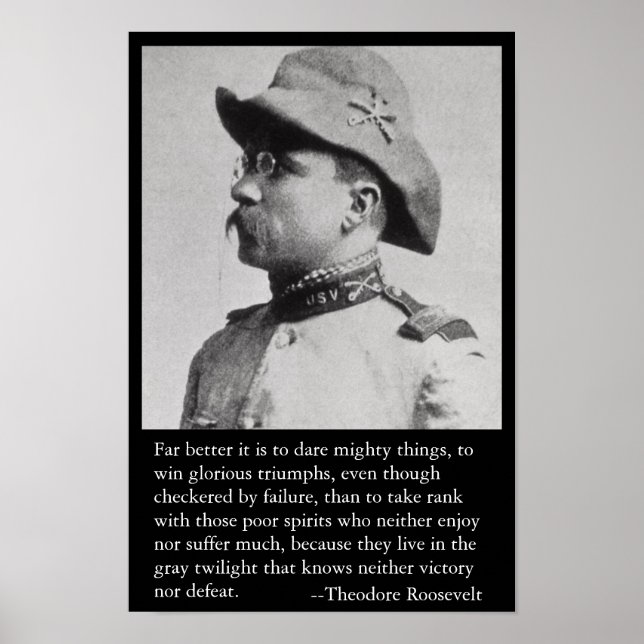 Det är mycket bättre att våga mäktiga sak. poster (Framsidan)