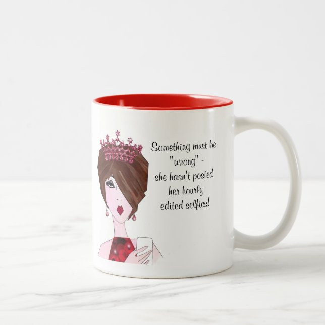 Det är nåt fel. Hon har inte publicerat timval! Två-Tonad Mugg (Höger)