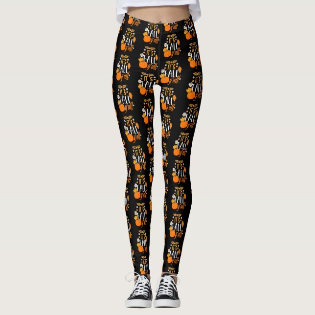 Det är nedgången dig höstthanksgivinghelgdag leggings (Framsida)