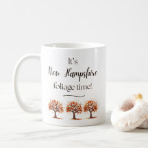 Det är New Hampshire foliage time Mugg