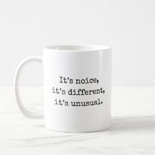 Det är noice, det är annorlunda, det är ovanlig kaffemugg