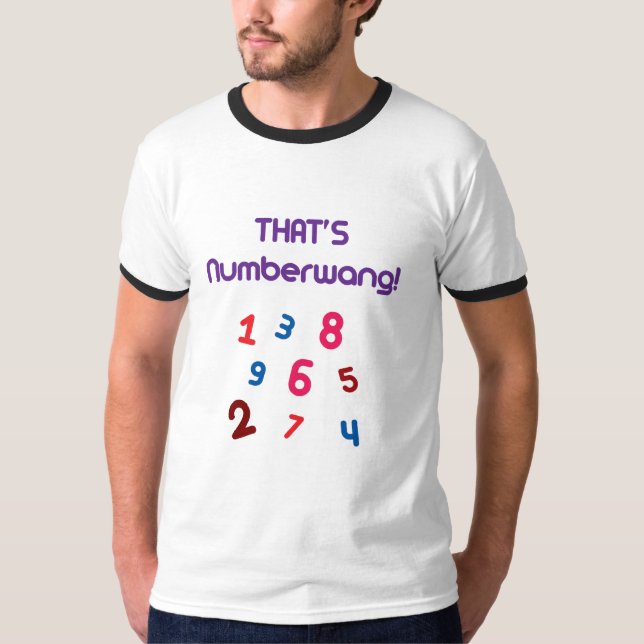 Det är Numberwang! Tee (Framsida)