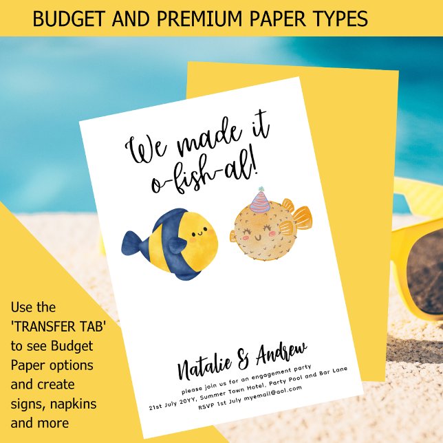 Det är O-FISH-AL Funny Cute Summer Möhippa (Skapare uppladdad)