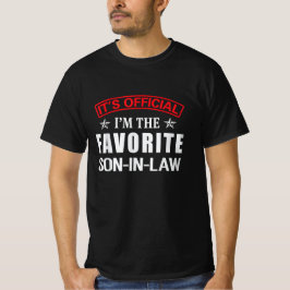 Det är officiell att jag är den favorit-svärson-lu t shirt