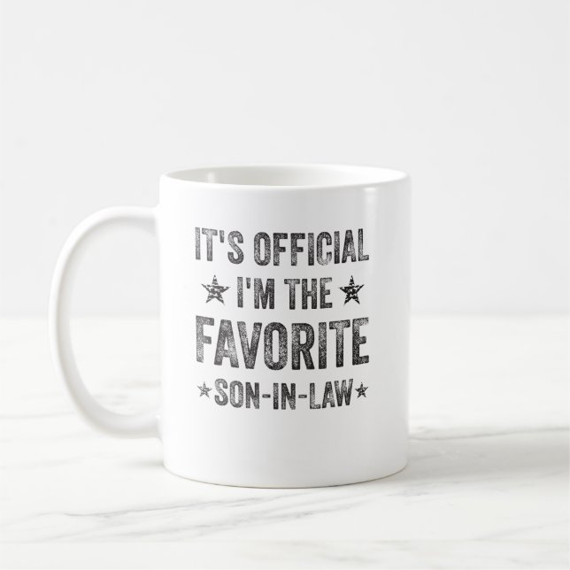 Det är Officiell att jag är den favoritson-in-law- Kaffemugg (Vänster)