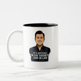 Det är Officiell att jag är den favoritson-in-law- Två-Tonad Mugg