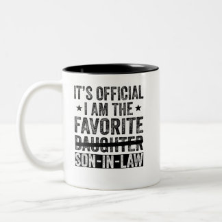 Det är Officiell att jag är den favoritson-in-law- Två-Tonad Mugg