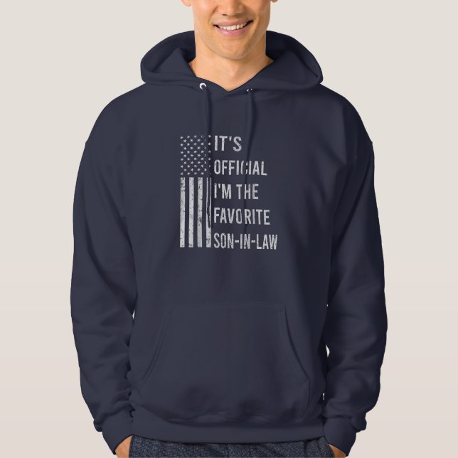 Det är Officiell att jag är den favoritsvärson Hoodie (Framsida)
