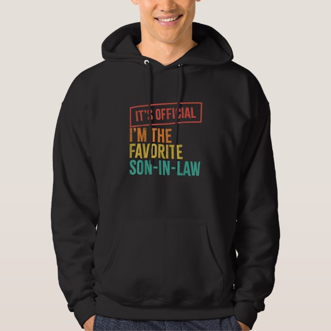 Det är Officiell att jag är den favoritsvärson Hoodie (Framsida)