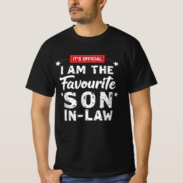 Det är Officiell att jag är den favoritsvärson T Shirt (Framsida)