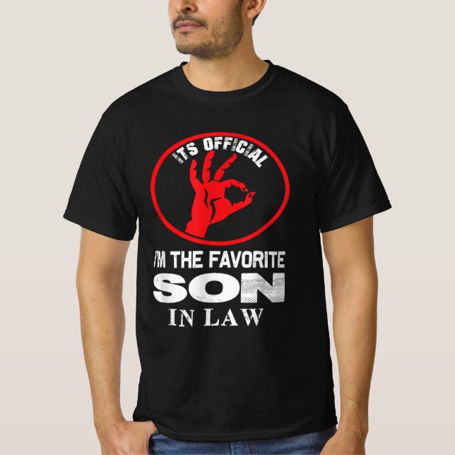 Det är Officiell att jag är den favoritsvärson T Shirt (Framsida)