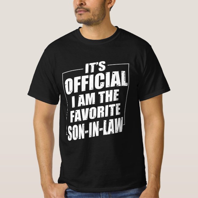 Det är Officiell att jag är den favoritsvärson T Shirt (Framsida)