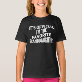 Det är officiell att jag är favoritbarndottern t shirt