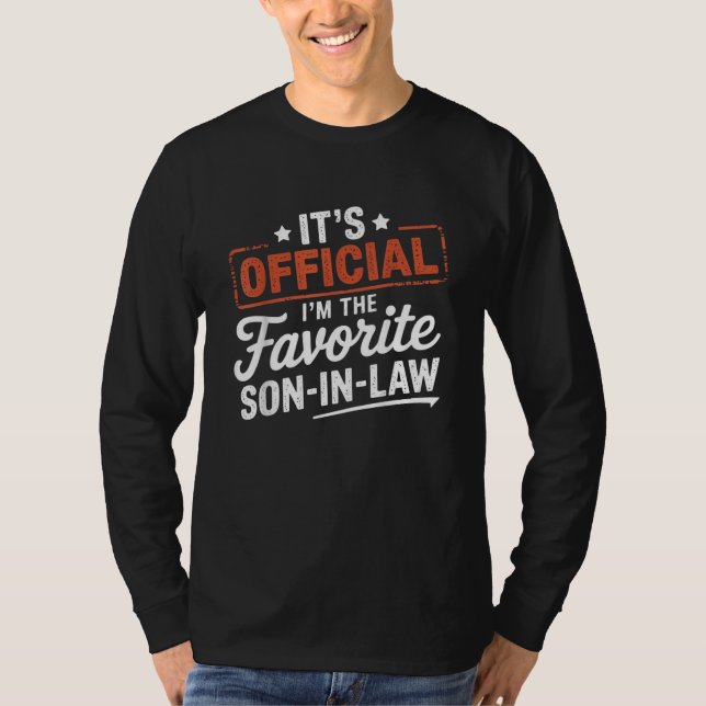 Det är Officiell att jag är "Favorite Son" i Lag L T Shirt (Framsida)