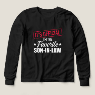 Det är officiellt jag är den mest älskade svärsone t shirt