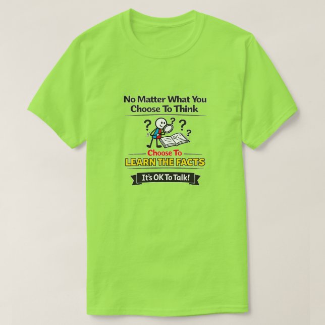 Det är OK att prata (14) T Shirt (Design framsida)