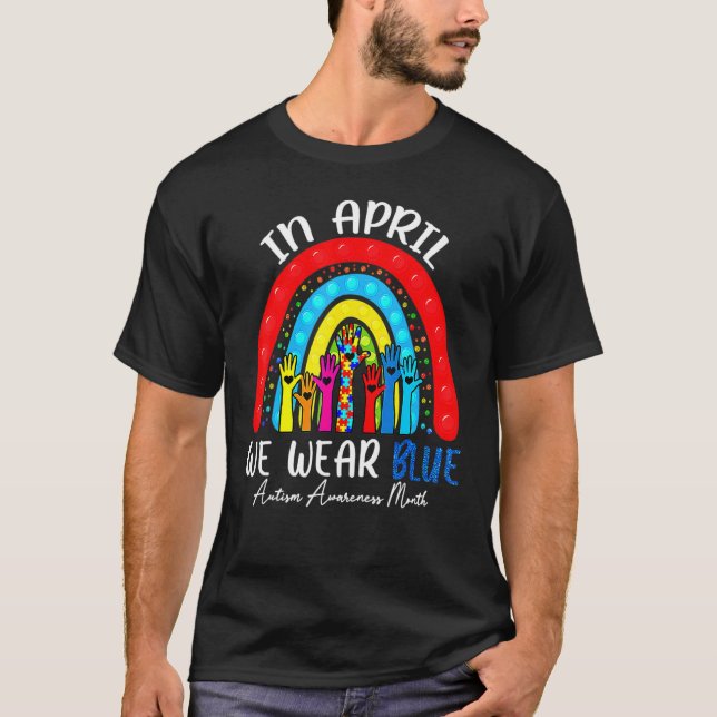 Det är ok att vara annorlunda Autism Acceptans Fid T Shirt (Framsida)