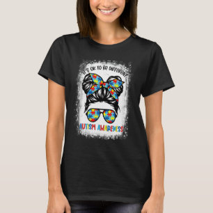 Det är ok att vara annorlunda Autism Acceptans Mes T Shirt