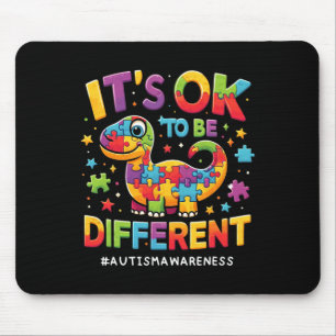 Det är ok att vara annorlunda Autism Acceptans Söt Musmatta