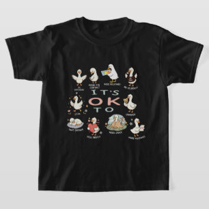 Det är ok att vara annorlunda Autism Gås , Neurodi T Shirt