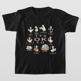 Det är ok att vara annorlunda Autism Gås , Neurodi T Shirt