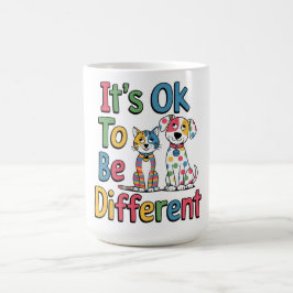 Det är ok att vara annorlunda kaffemugg