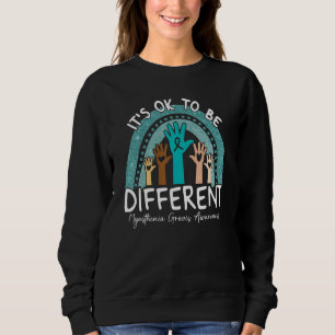Det är Ok att Vara Annorlunda Myasthenia Gravis Me T Shirt