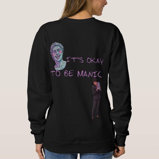 DET ÄR OK ATT VARA MANISK T SHIRT (Baksida)