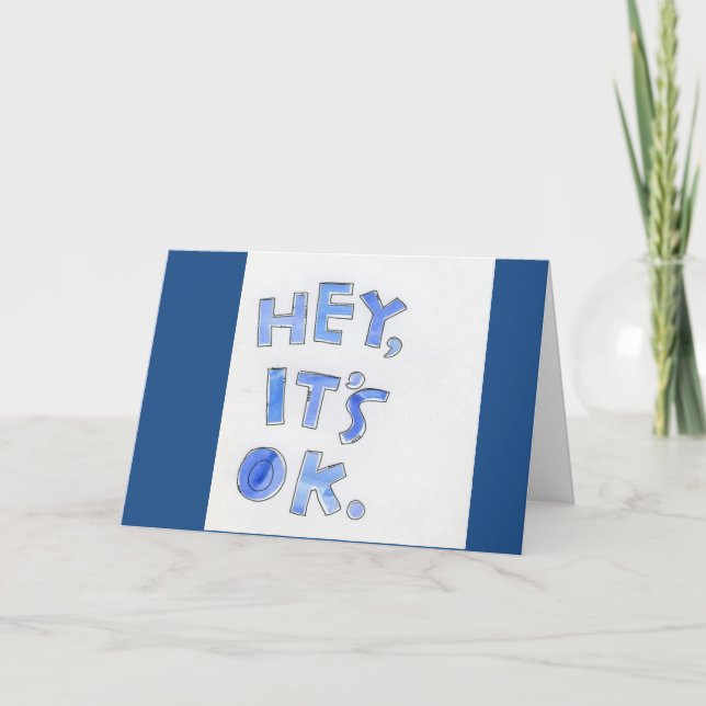 DET ÄR OKEJ 50 ATT BAD=GRATTIS PÅ FÖDELSEDAGEN INT KORT (Framsida)