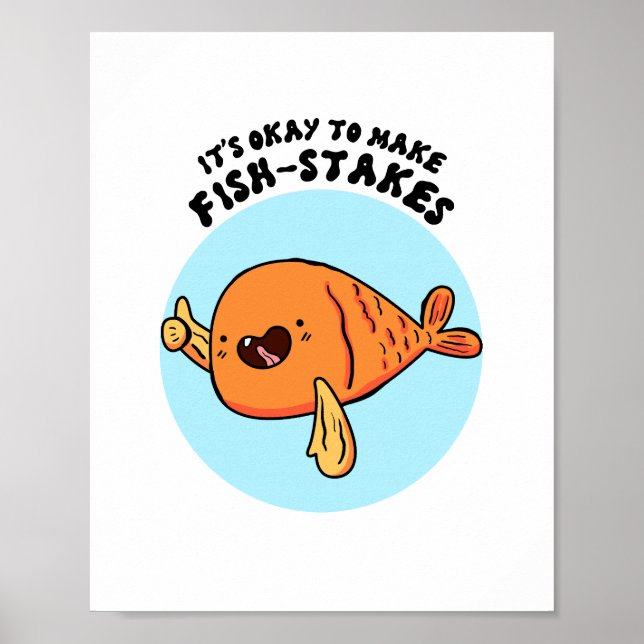 Det är okej att få fiskfångarna att Poster Cute Pu (Framsidan)