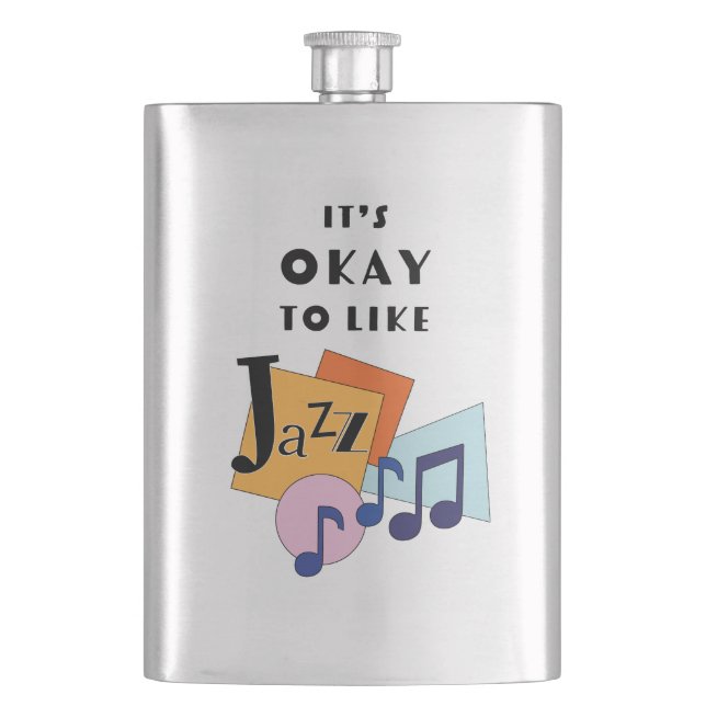 Det är okej att gilla Jazz V.2 Fickplunta (Framsidan)