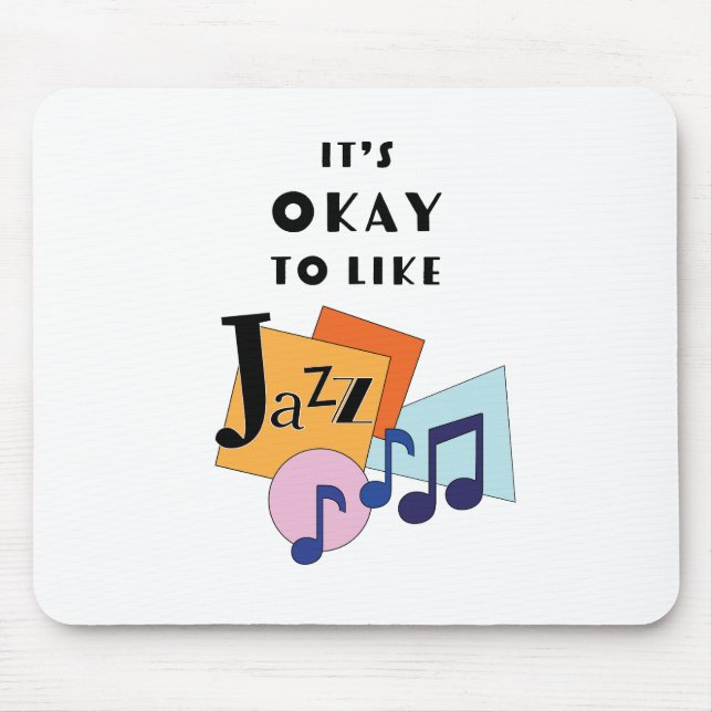 Det är okej att gilla Jazz V.2 Musmatta (Framsidan)