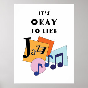 Det är okej att gilla Jazz V.2 Poster
