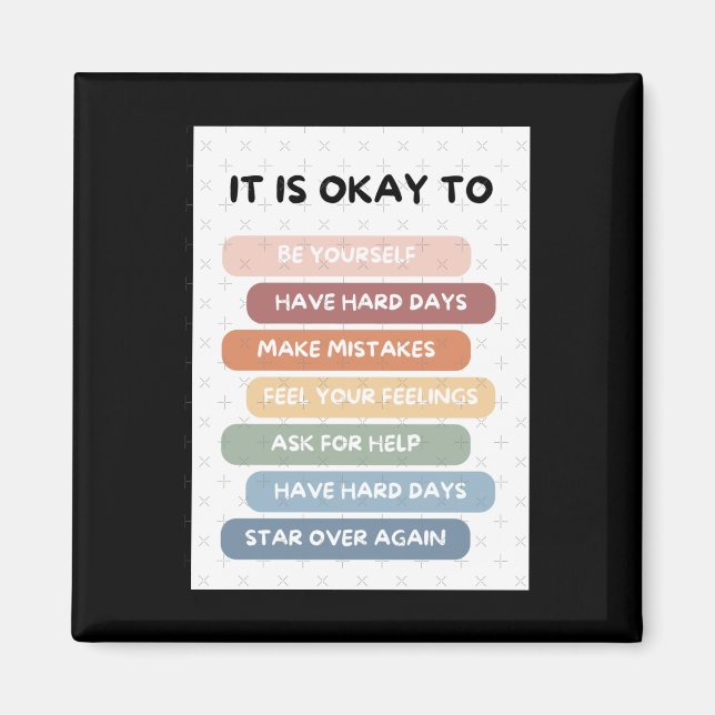 Det är okej att göra digitaldesign magnet (Framsidan)