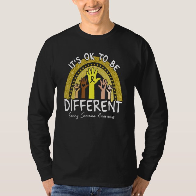 Det är okej att ha en annan känslolöshet om Sarcom T Shirt (Framsida)
