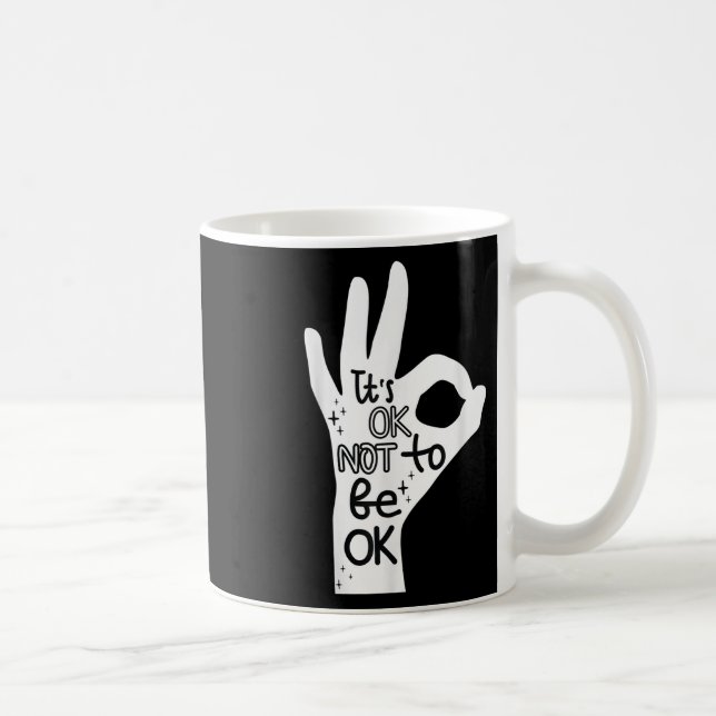 Det är okej att inte vara en bra hand för förebygg kaffemugg (Höger)