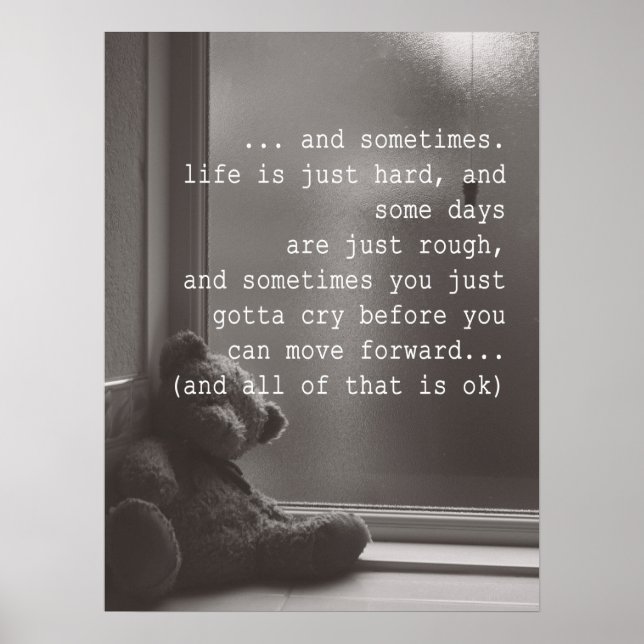 Det är okej att inte vara OK Poster uppmuntringsof (Framsidan)