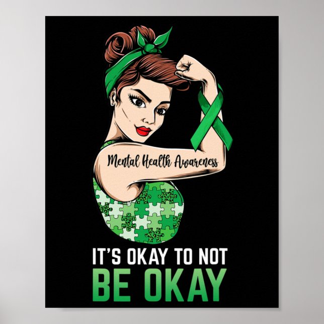 Det är okej att inte vara okej med psykisk hälsome poster (Framsidan)