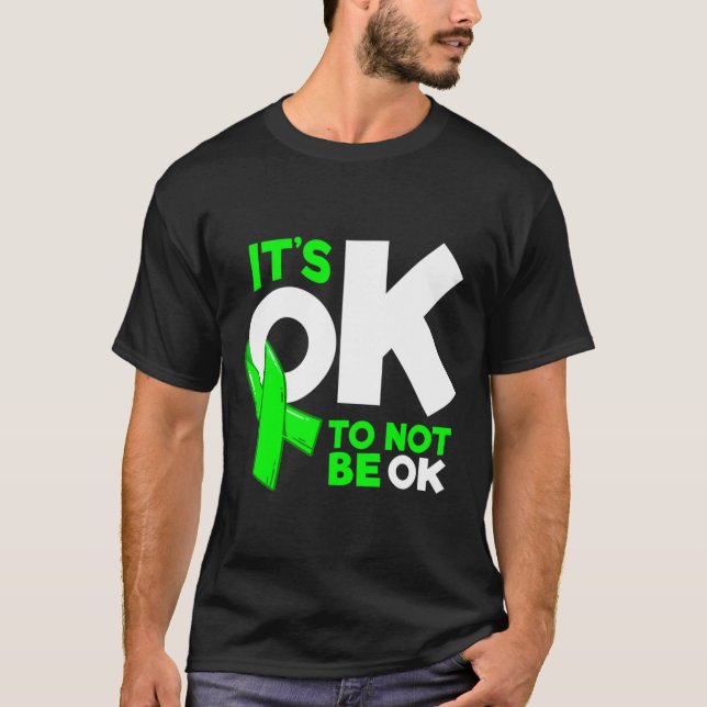 Det är okej att inte vara okej med psykisk hälsome t shirt (Framsida)