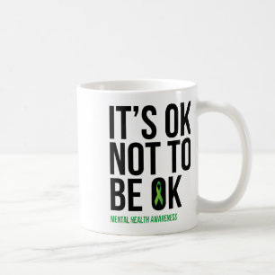 Det är okej att inte vara okej - Mental Health Awa Kaffemugg