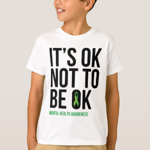 Det är okej att inte vara okej - Mental Health Awa T Shirt