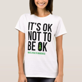 Det är okej att inte vara okej - Mental Health Awa T Shirt