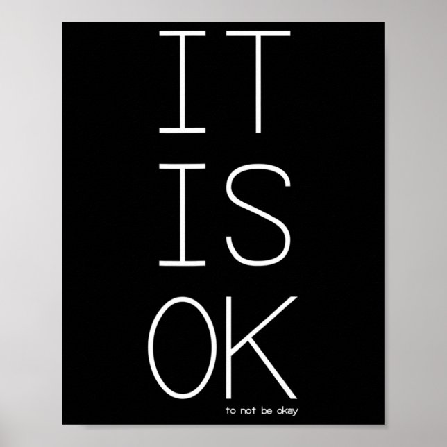 Det är okej att inte vara okej poster (Framsidan)