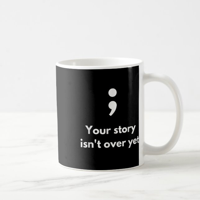 Det är okej att inte vara okej, Semikolon Mental H Kaffemugg (Höger)