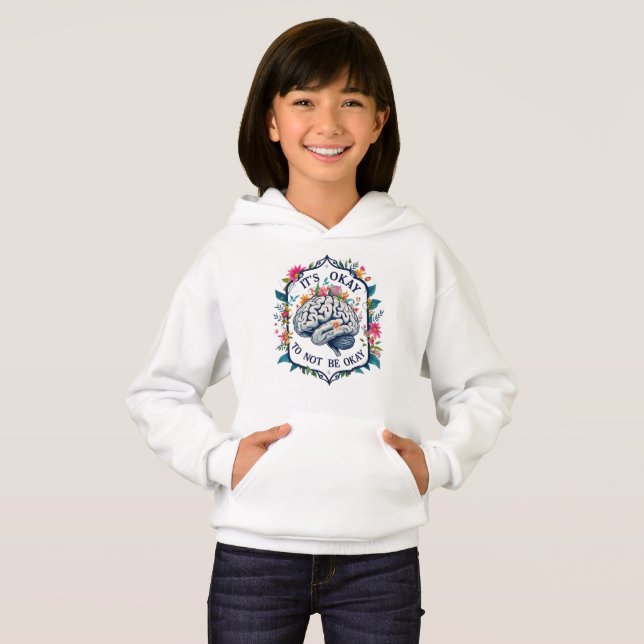 Det är okej att inte vara okej t shirt (Hel framsida)