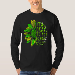 Det är okej att inte vara solros, mentalt hälsotil t shirt