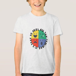 Det är okej att känna alla känslor - Mental hälsa T Shirt