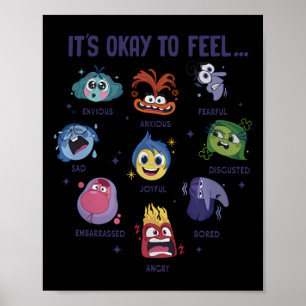 Det är okej att känna alla känslor poster