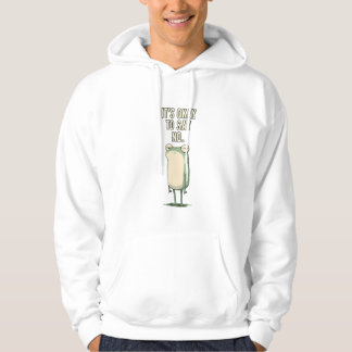 Det är okej att säga nej Grumpy Frog-citat Hoodie